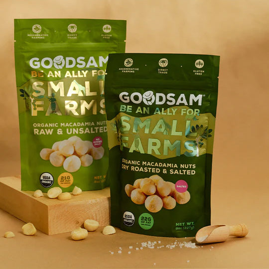 Macadamia 1 raw 8 oz/ 1 roasted salted 8oz