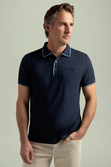 Oak Hill Tipped Slim Fit Micro-Pique Polo