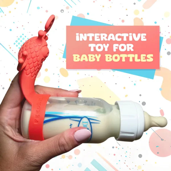 Feeding Friendzies Baby Bottle Toy – Coral Companion
