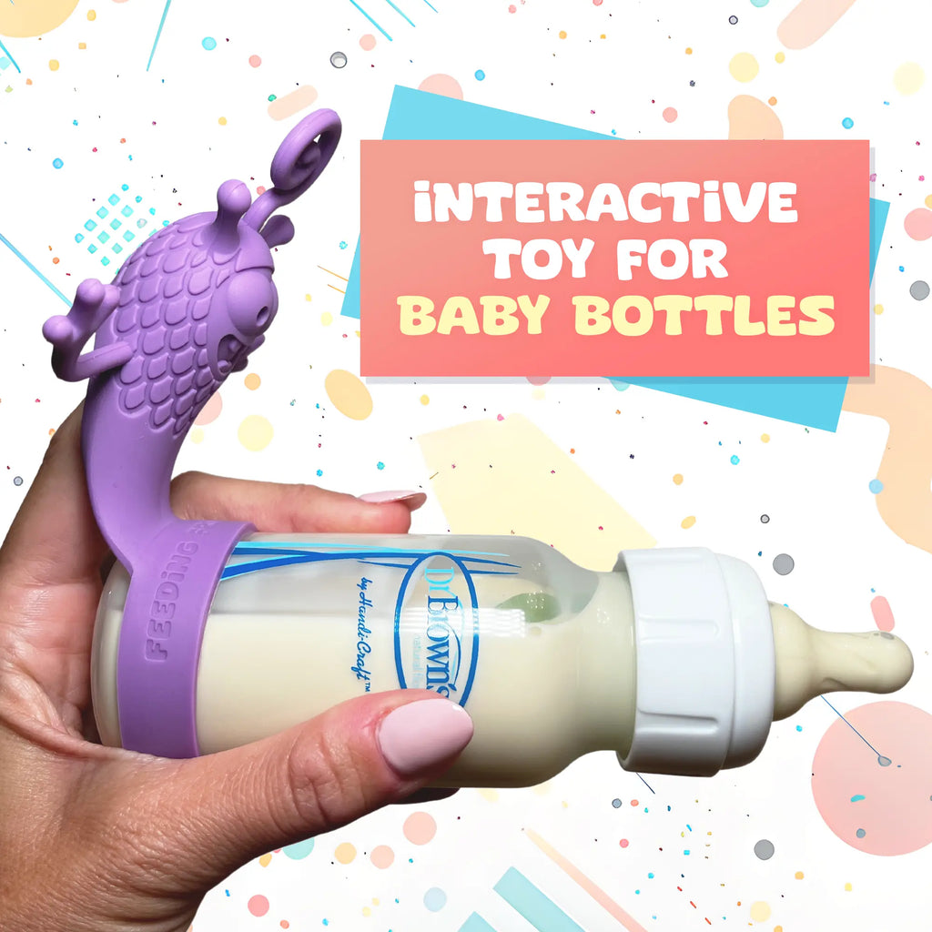 Feeding Friendzies Baby Bottle Toy – Purple Pal