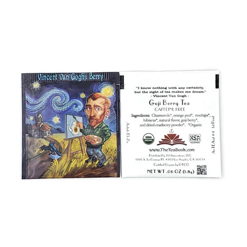 Vincent Van Goghji Berry: Organic Goji Berry Tea (Herbal / Caffeine Free)
