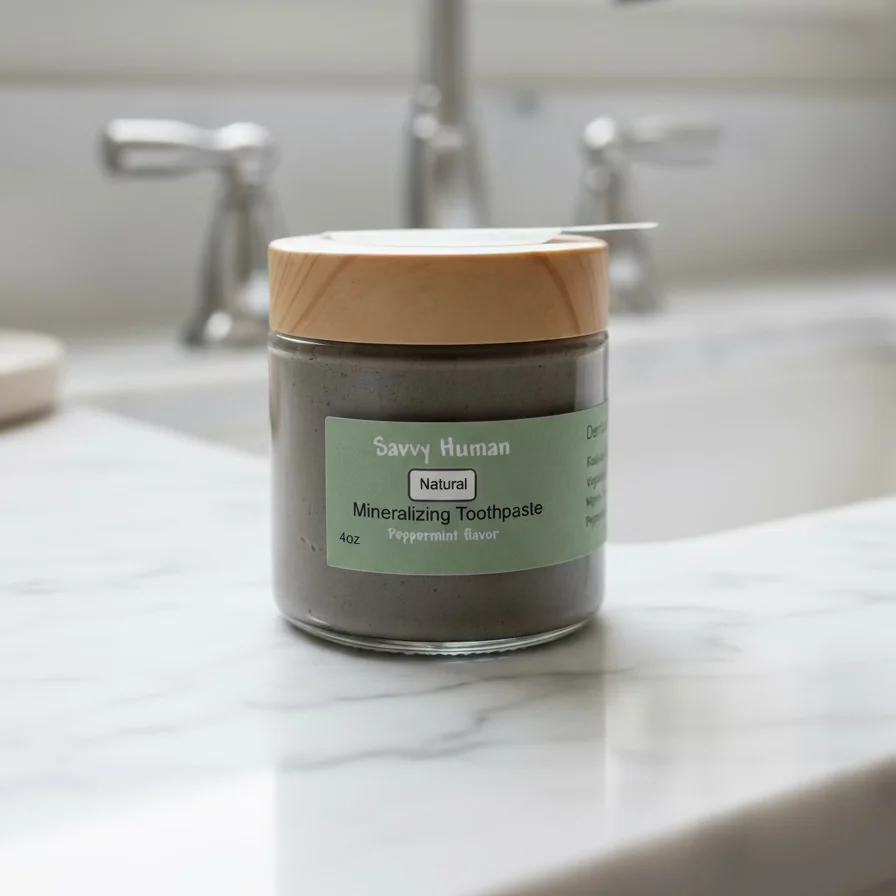 Natural Remineralizing Toothpaste