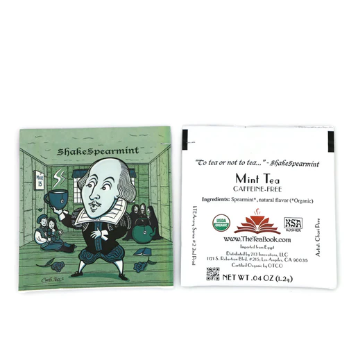 ShakeSpearmint: Organic Spearmint Herbal Tea (Herbal / Caffeine Free) (William Shakespeare)