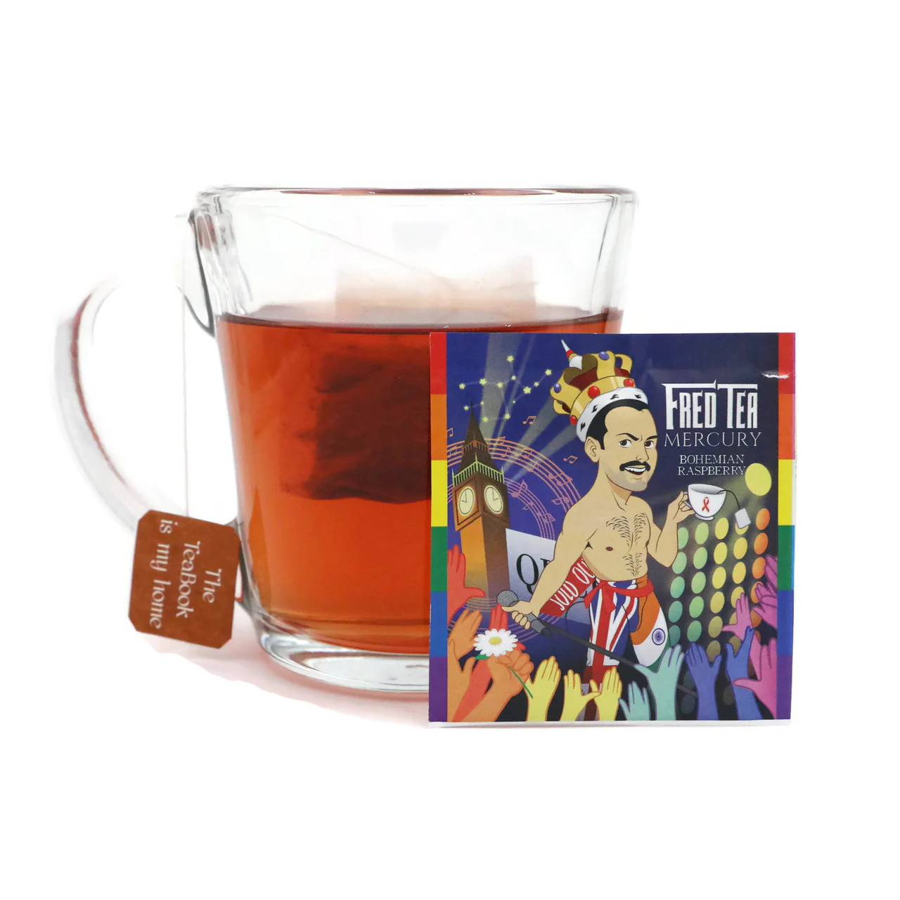 Fred TEA Mercury: Organic Bohemian Raspberry Tea (Herbal / Caffeine Fr ...