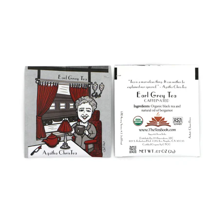 Agatha ChrisTEA (Agatha Christie): Organic Earl Grey Tea (Caffeinated)