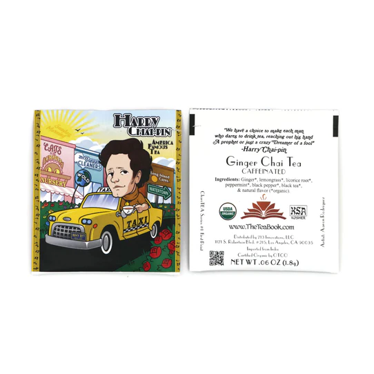 Harry Chai-Pin: Organic America Famous Ginger Chai Tea (Caffeinated) (Harry Chapin)