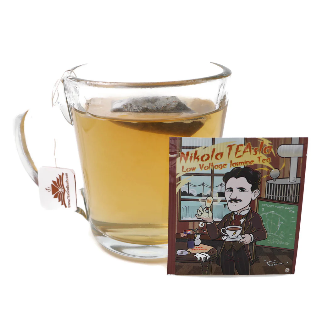 Nikola TEAsla: Organic Low Voltage Jasmine Green Tea (Caffeinated) (Nikola Tesla)