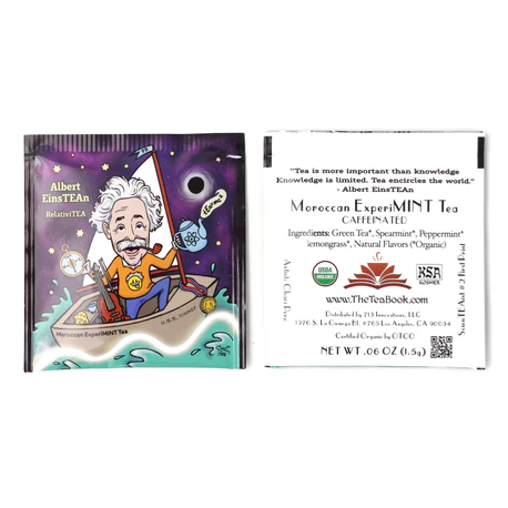 Albert EinsTEAN - RelativiTEA (Albert Einstein): Organic Moroccan ExperiMINT Green Tea (Caffeinated)