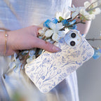 London Fog Indigo Bouquet Phone Case | For iPhone, Galaxy & Pixel