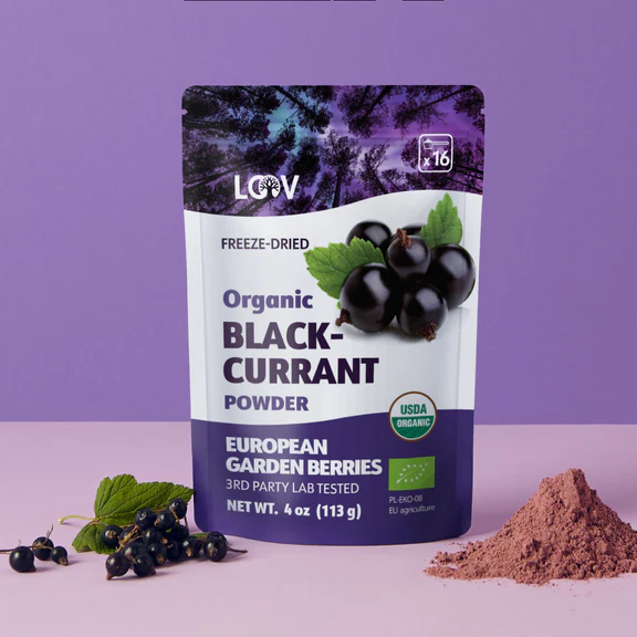 Blackcurrant Powder | Organic & Freeze-Dried