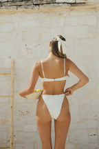 Lucca Cheeky Bikini Bottom - Gardenia