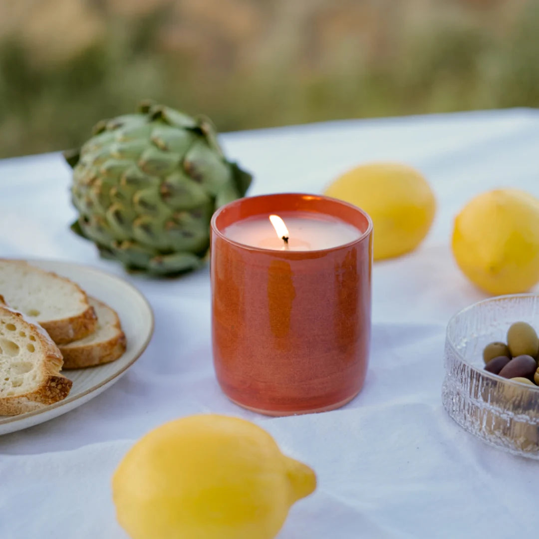 Farm Tomatoes — Basil, Tomato Leaf, Green Amber | Candle