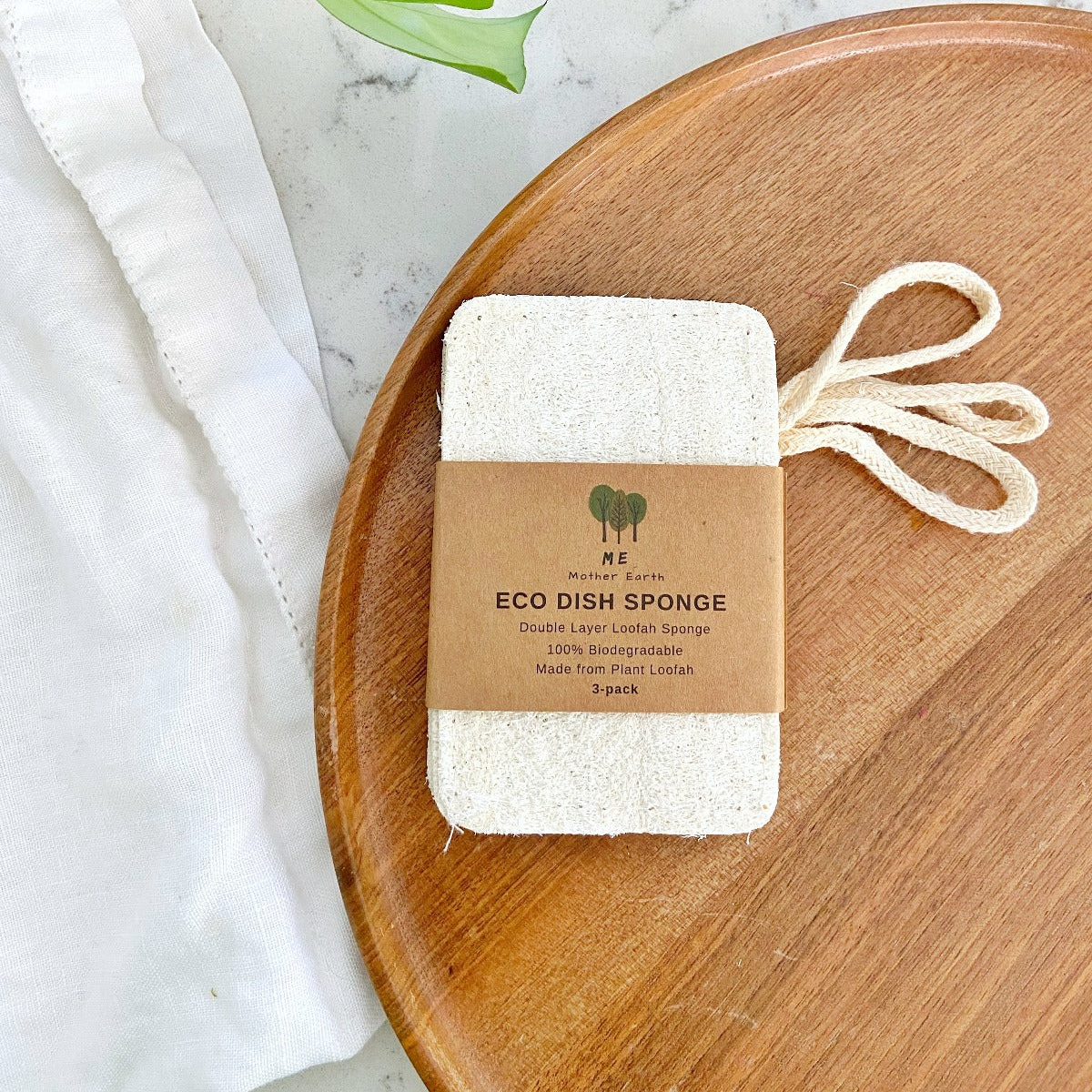 Eco Dish Sponges: Double Layer 3-Pack