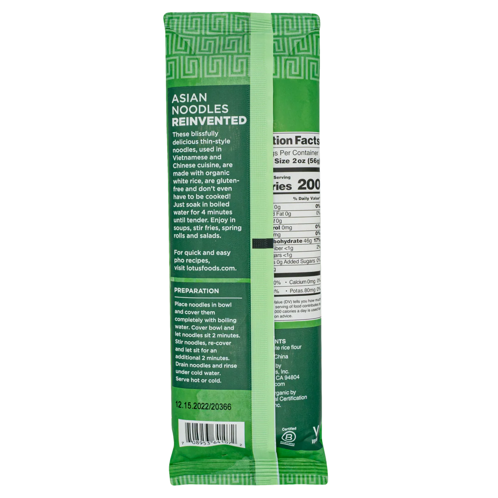 Organic Traditional Pho Rice Noodles