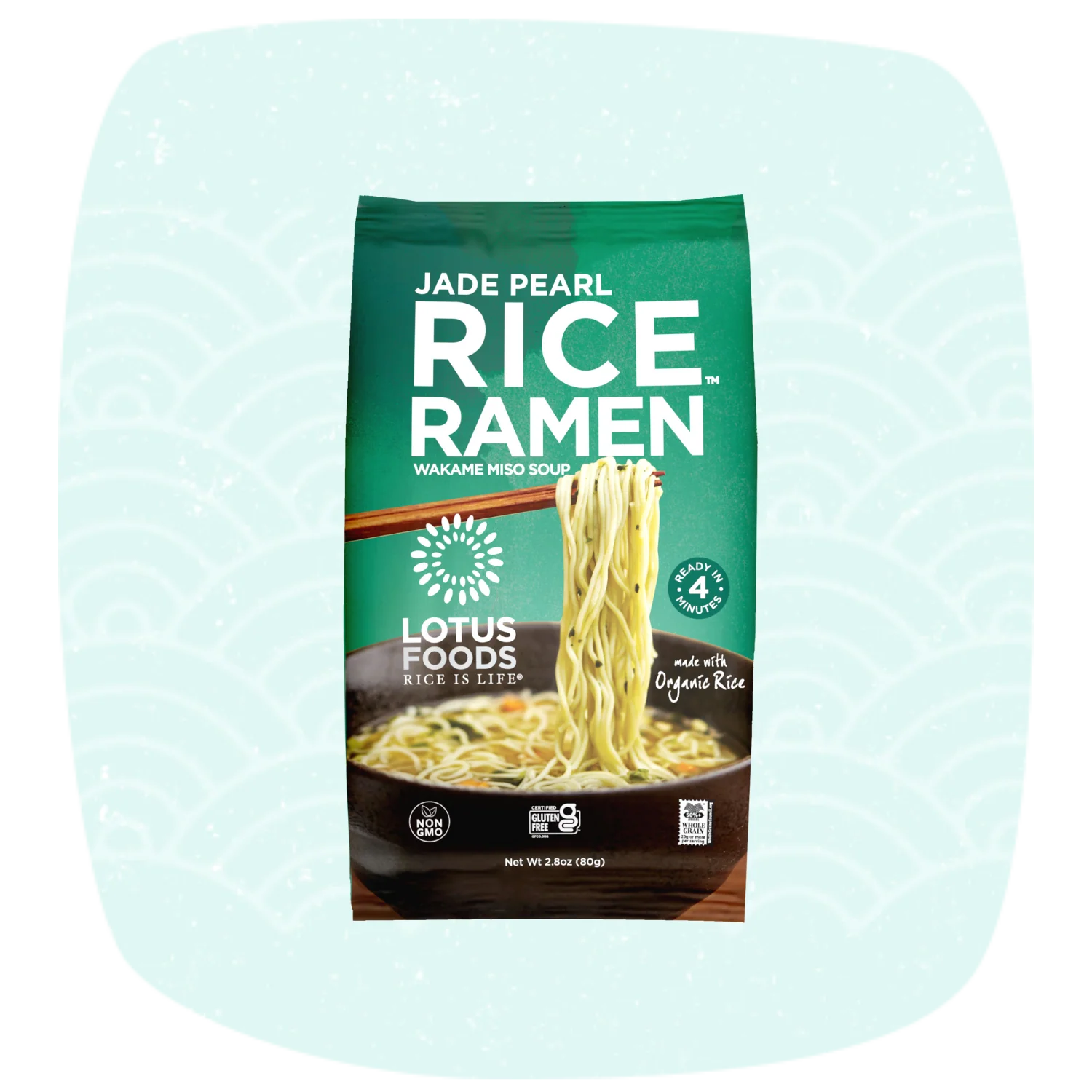 Jade Pearl Rice™ Ramen with Wakame Miso Soup