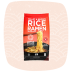 Millet & Brown Rice Ramen with Red Miso Soup