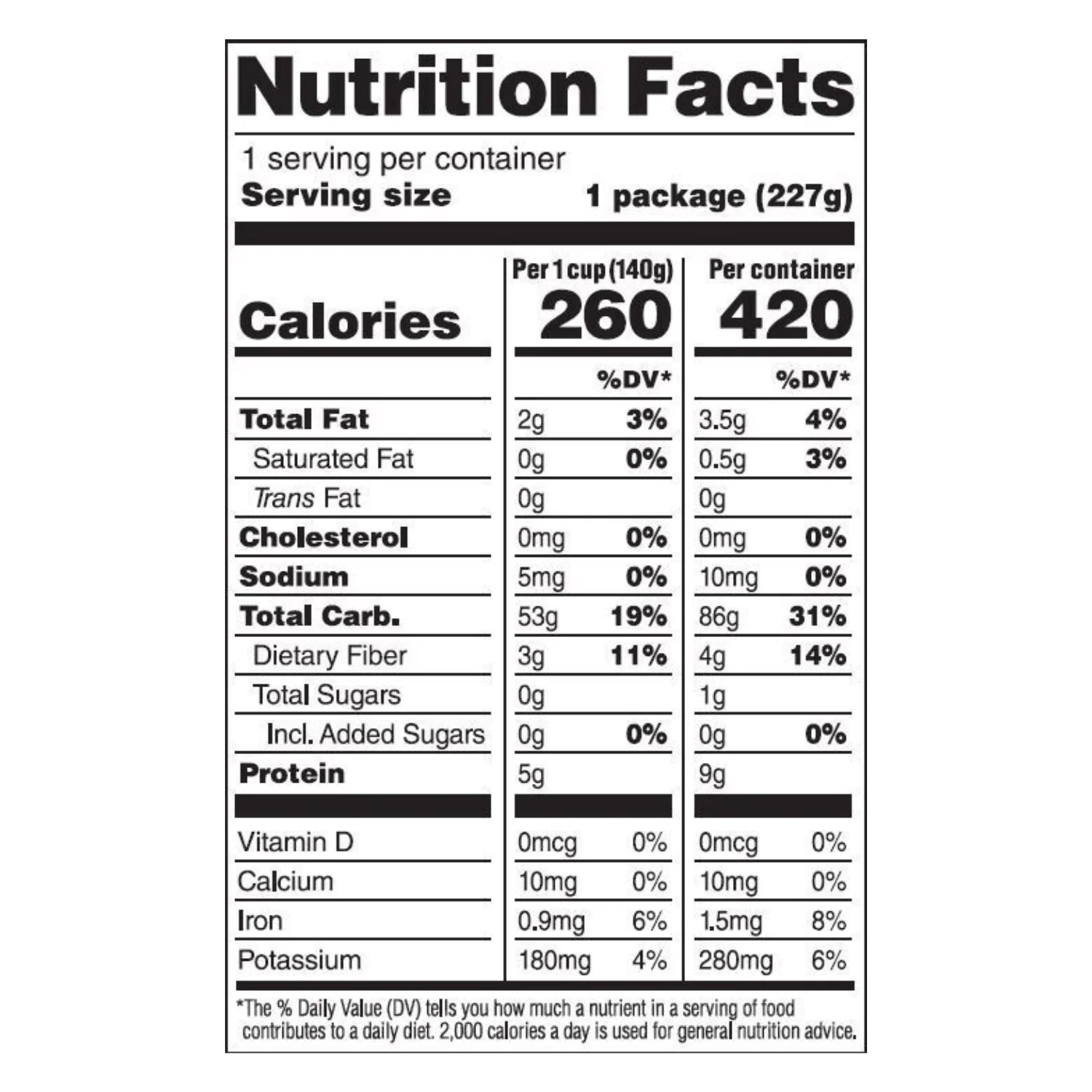 Organic Brown Jasmine Rice Heat & Eat Pouch