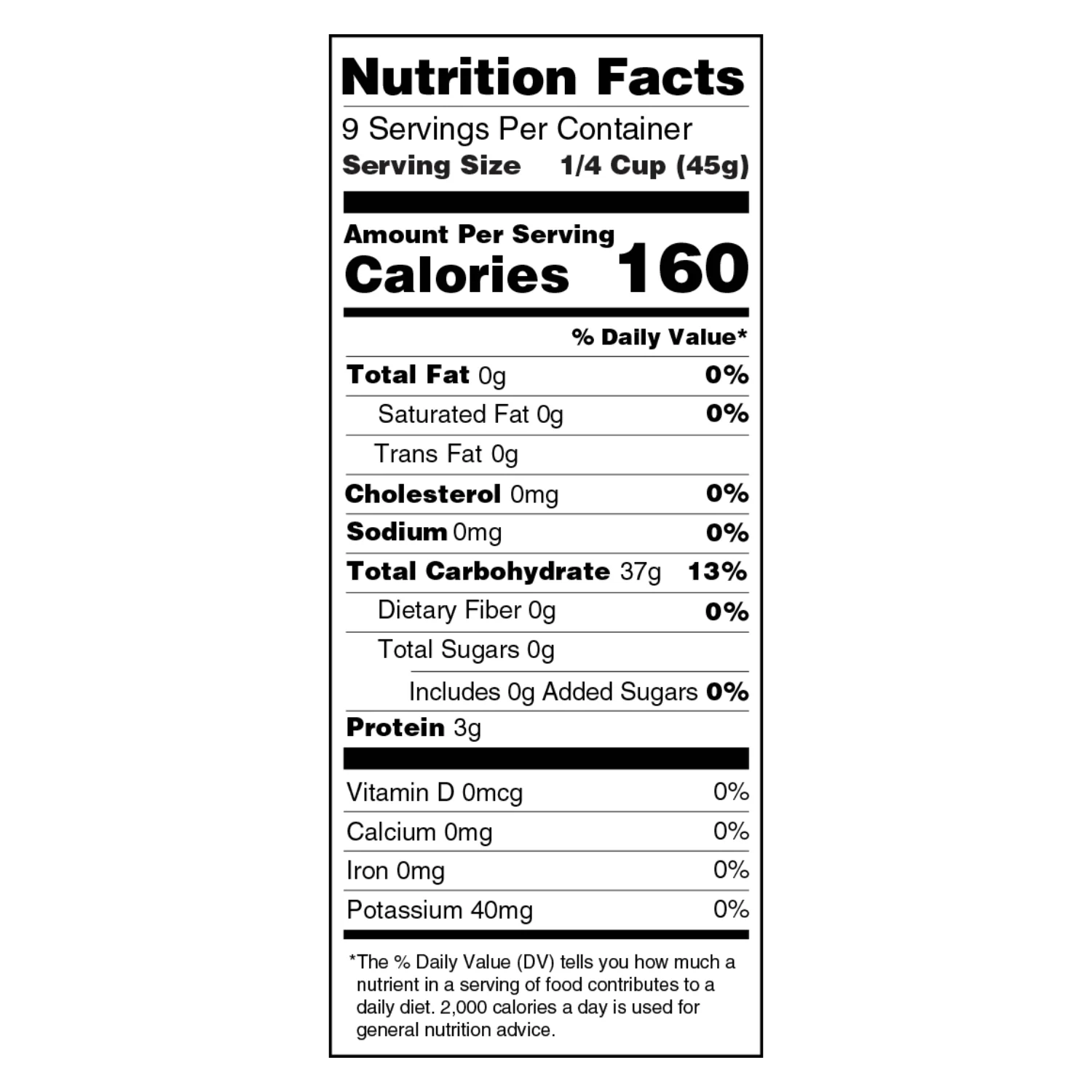 Organic White Quick Cook Rice