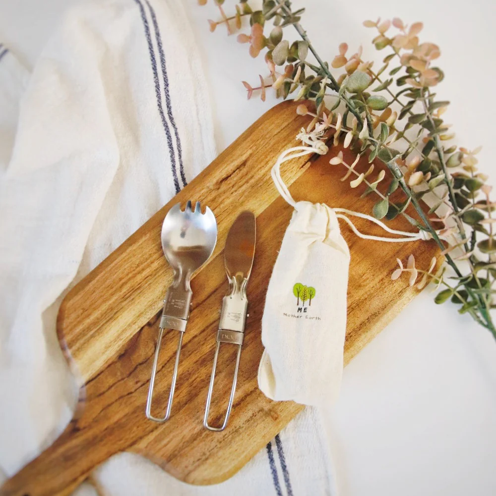 Stainless Steel Foldable Cutlery Set