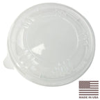 RPET Lids for 24 & 32 oz Good Start Round Fiber Bowls | 300/Case