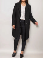 Structured Vegan Wool Coat - Women's
