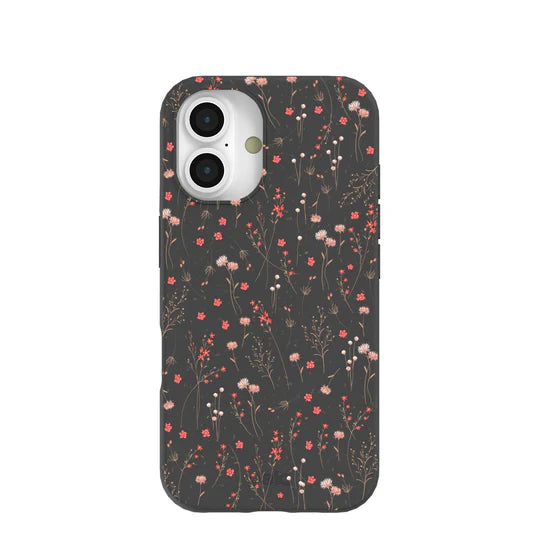 Black Night Garden Phone Case | For iPhone, Galaxy & Pixel