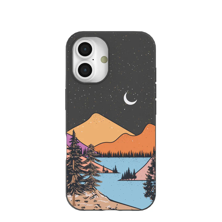 Black Night Trails Phone Case | For iPhone, Galaxy & Pixel