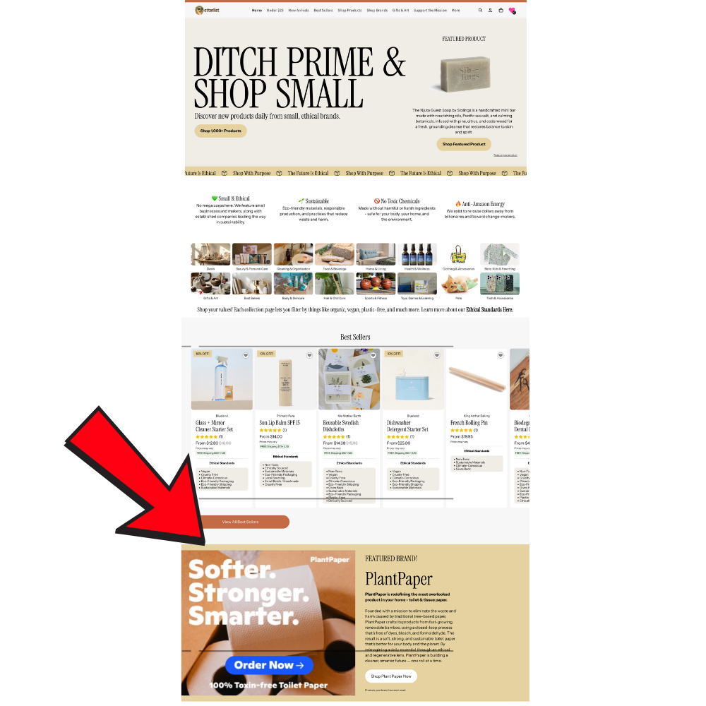 Featured Brand Spotlight + Email & Social Media Promotions