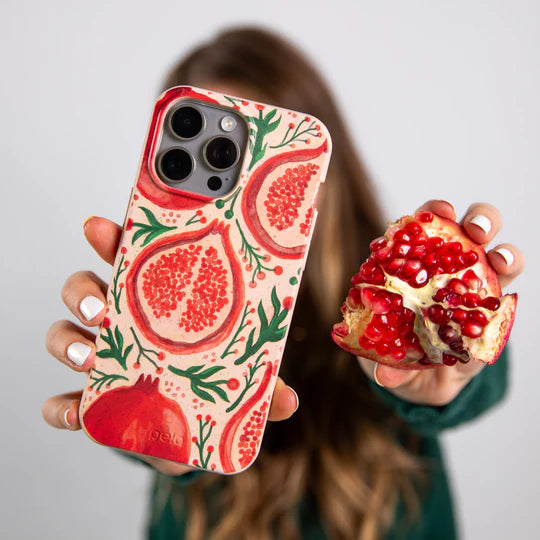 Seashell Pomegranate Cheer Phone Case | For iPhone, Galaxy & Pixel