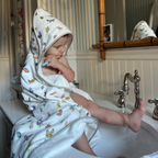 Madame Butterfly Hooded Bath Towel