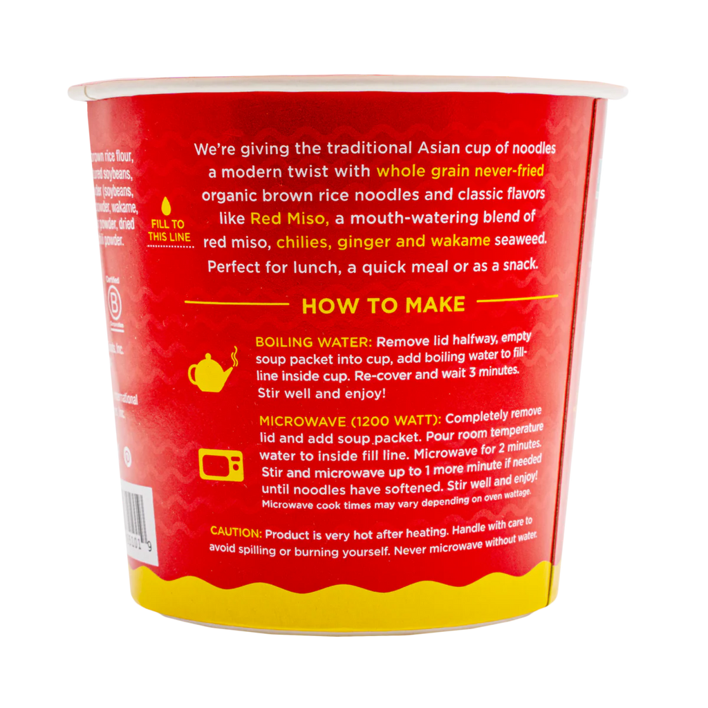 Red Miso Rice Ramen Noodle Soup