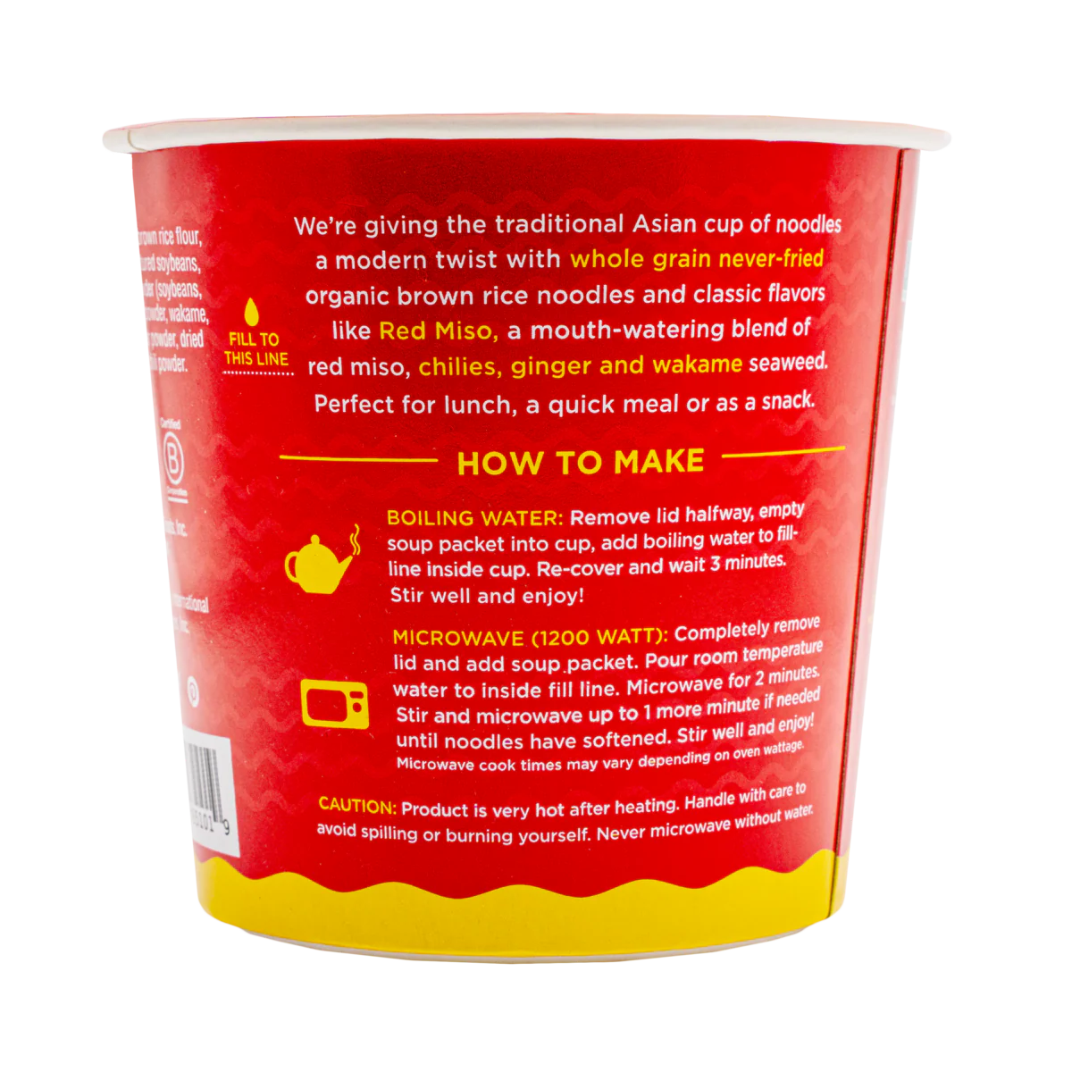 Red Miso Rice Ramen Noodle Soup