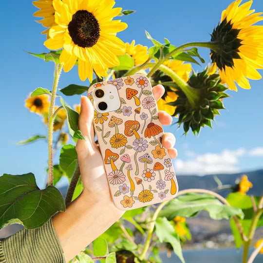 Seashell Shrooms and Blooms Phone Case | For iPhone, Galaxy & Pixel