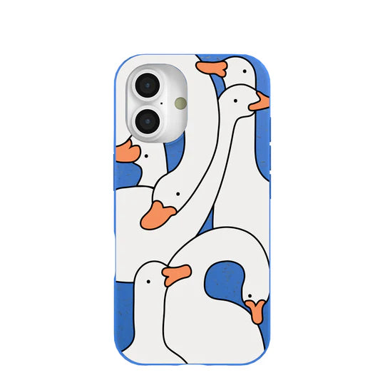 Electric Blue Silly Goose Phone Case | For iPhone, Galaxy & Pixel