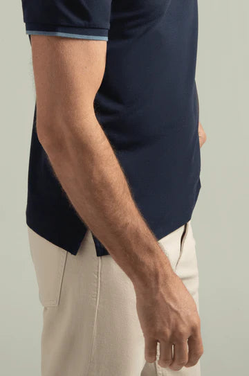 Oak Hill Tipped Slim Fit Micro-Pique Polo
