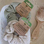 Plastic-Free Scrunchies | 2-Pack