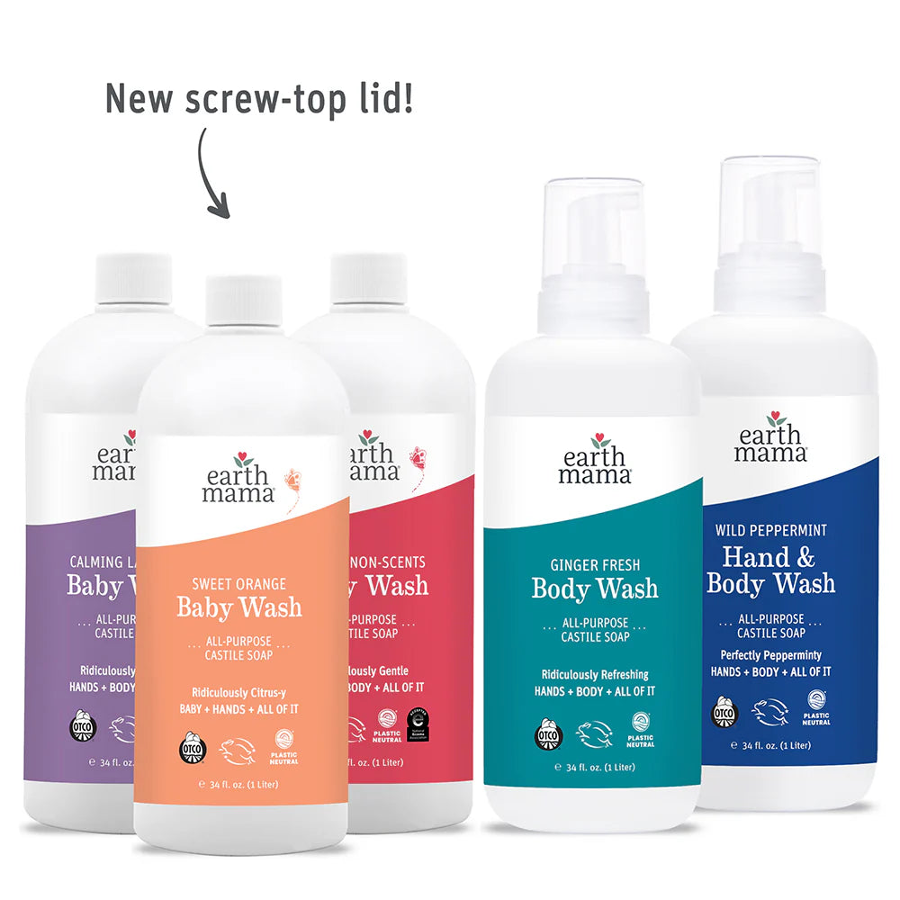 Castile Soap Refill, 34 fl. oz. (1 liter)