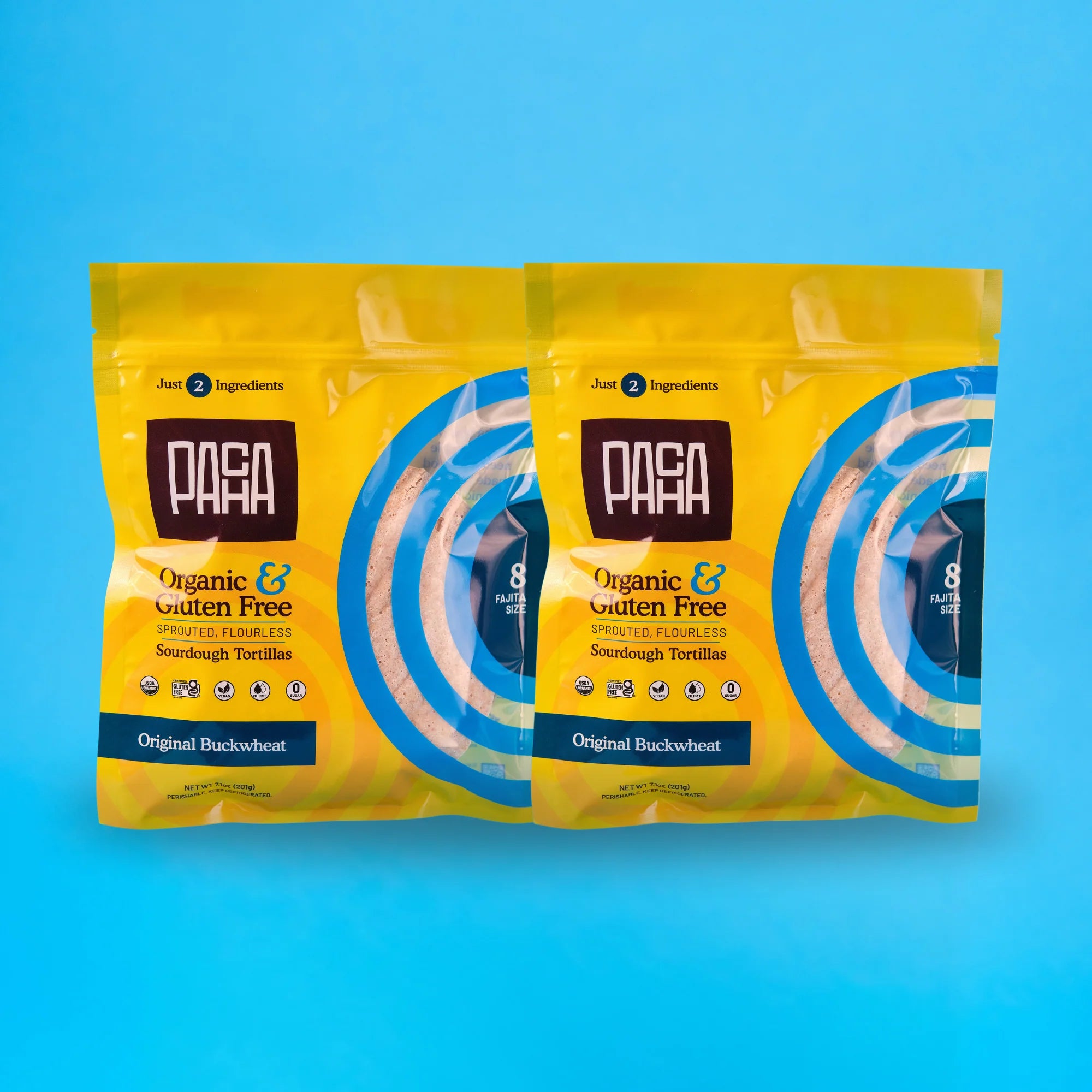 Sourdough Buckwheat Tortillas | 2-Pack