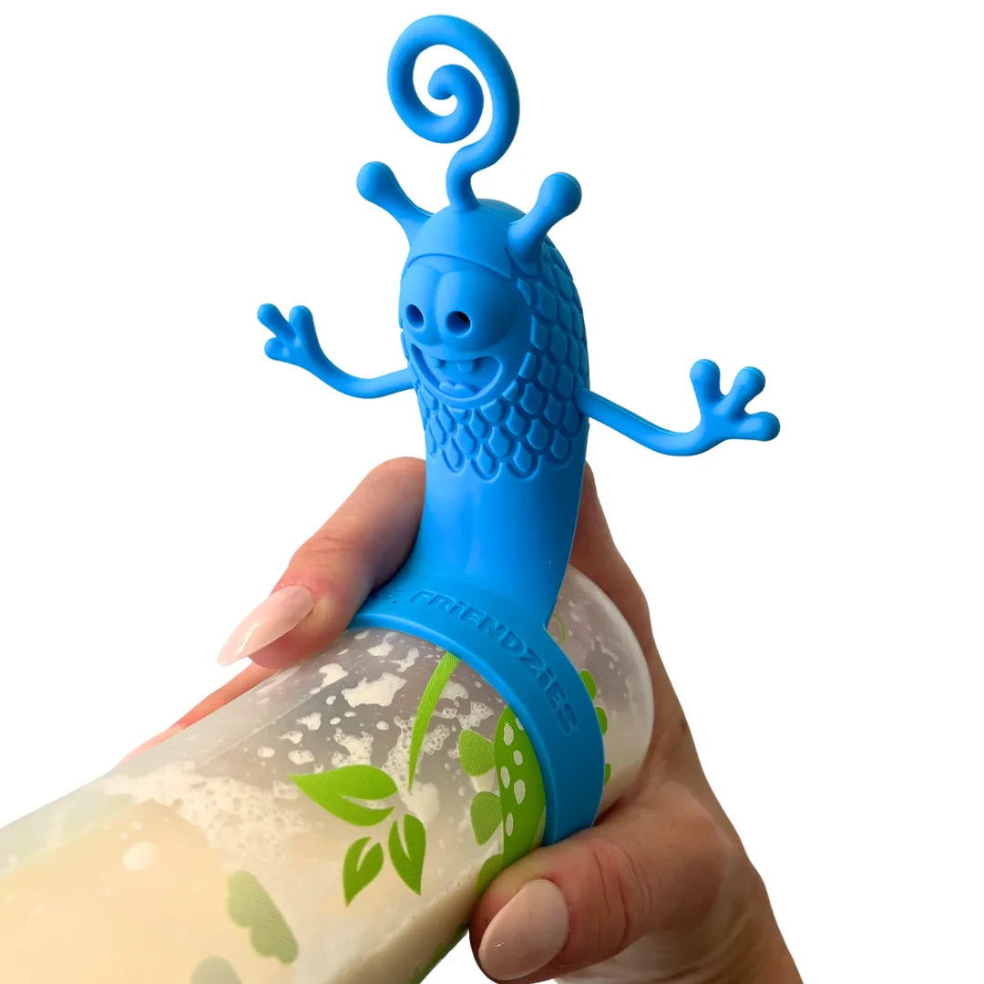 Feeding Friendzies Baby Bottle Toy – Blue Buddy