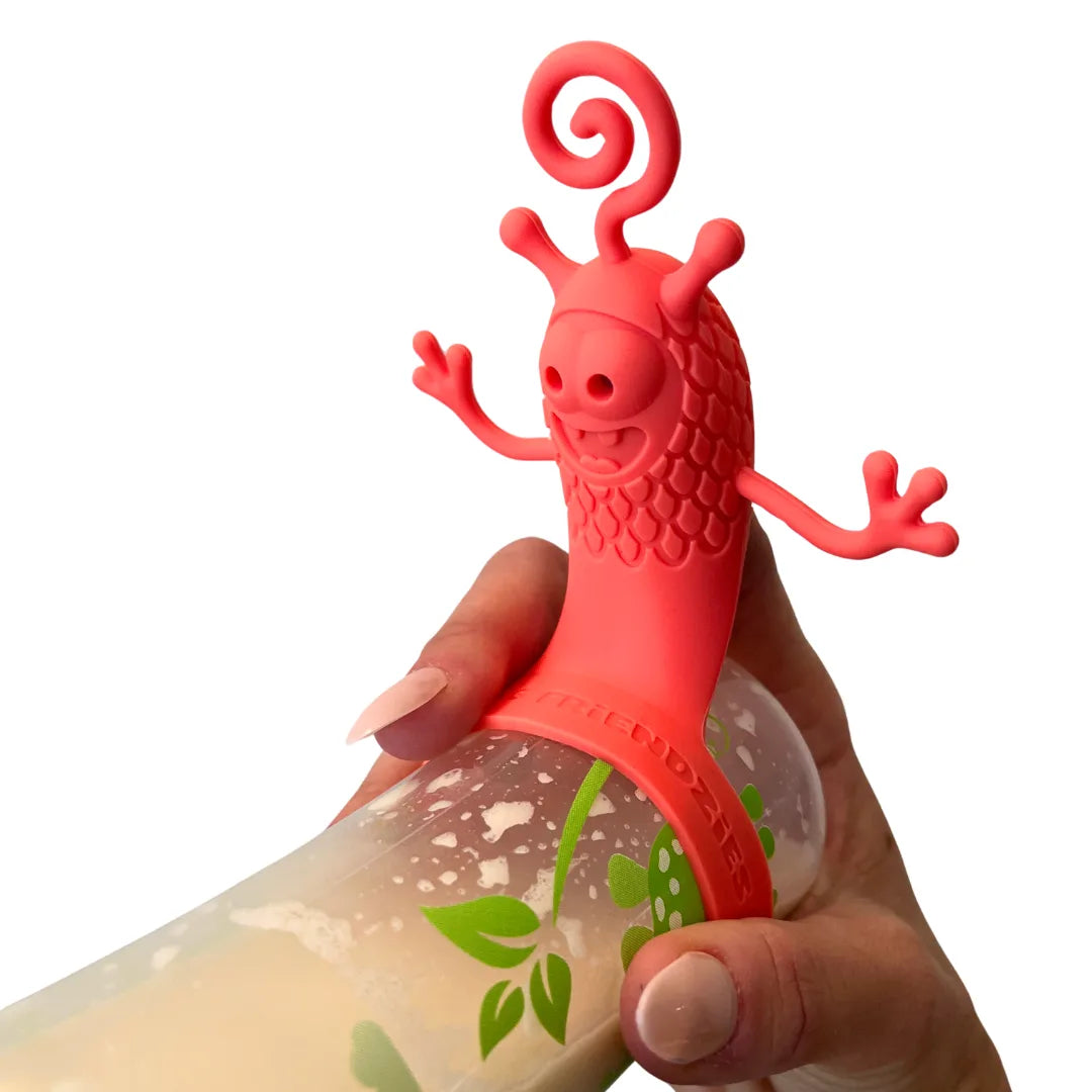 Feeding Friendzies Baby Bottle Toy – Coral Companion