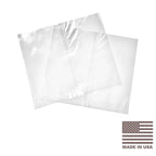 8.75 x 7" Compostable Clear Flat NatureFlex Cellophane Bags | 1,000/Case