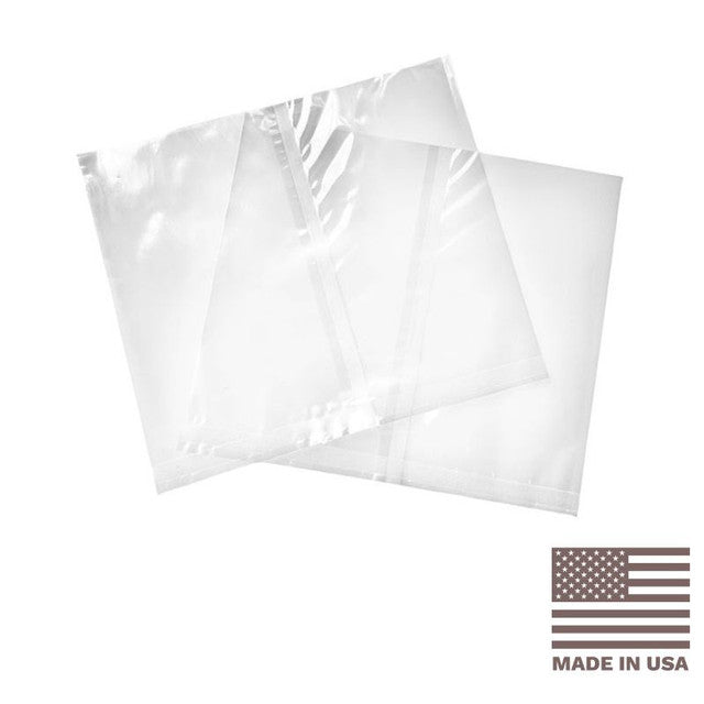 8.75 x 7" Compostable Clear Flat NatureFlex Cellophane Bags | 1,000/Case