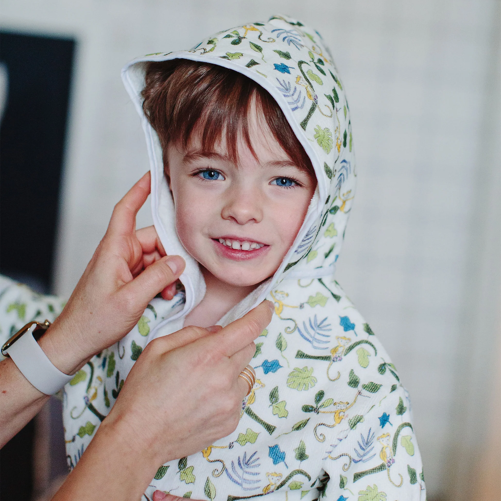 Happy Monkey Bathrobe