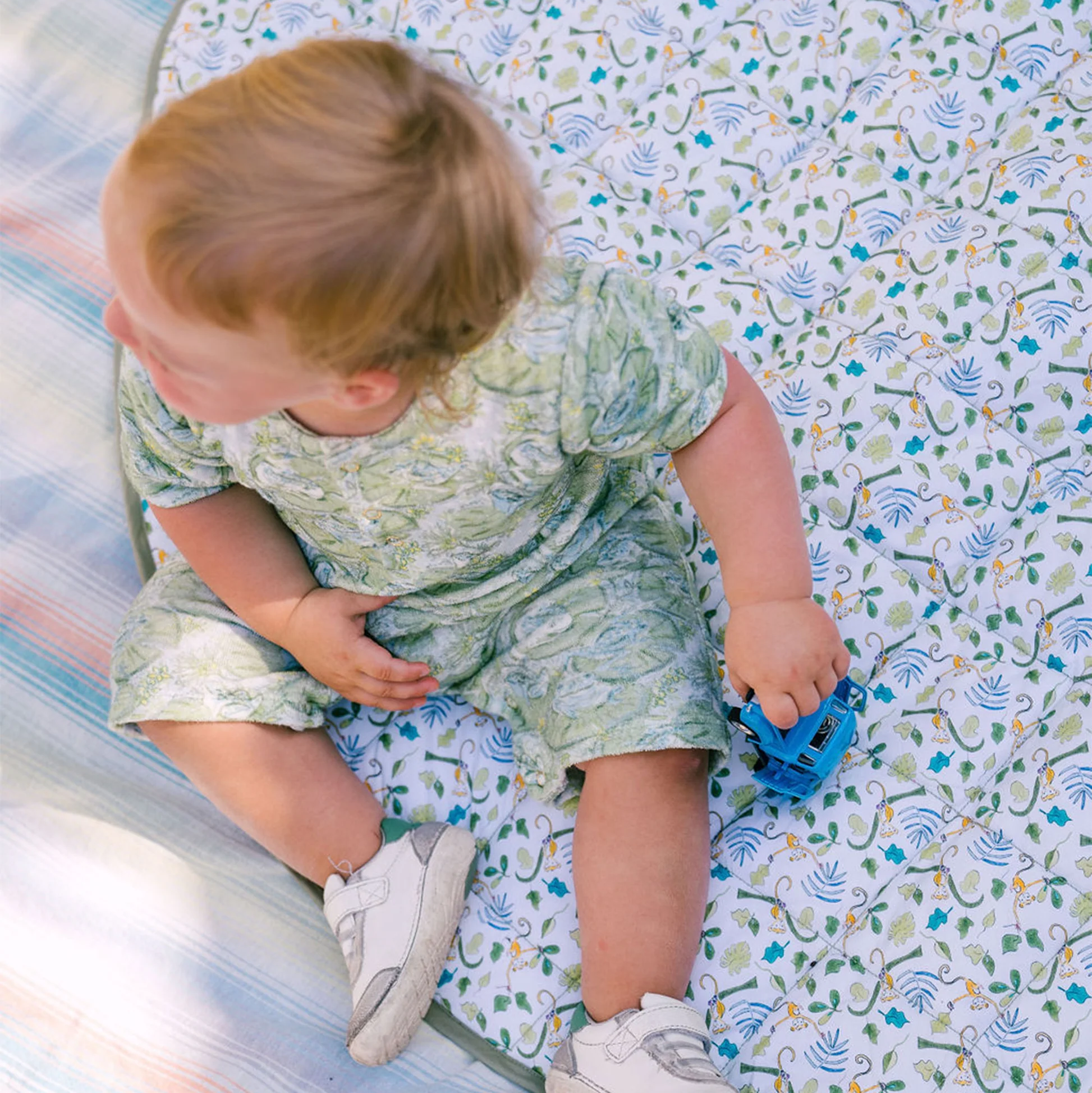 Happy Monkey Play Mat and Tote