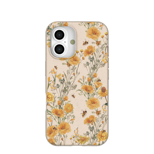 Seashell Vintage Bee Phone Case | For iPhone, Galaxy & Pixel