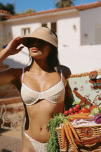 West Coast Underwire Bikini Top - Latte Ivory