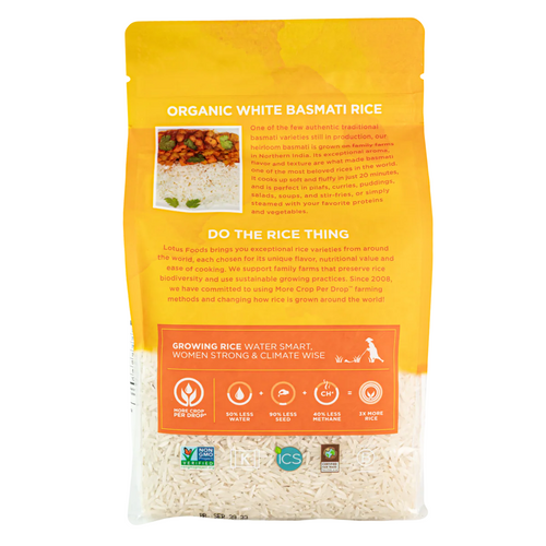 Regenerative Organic White Basmati Rice