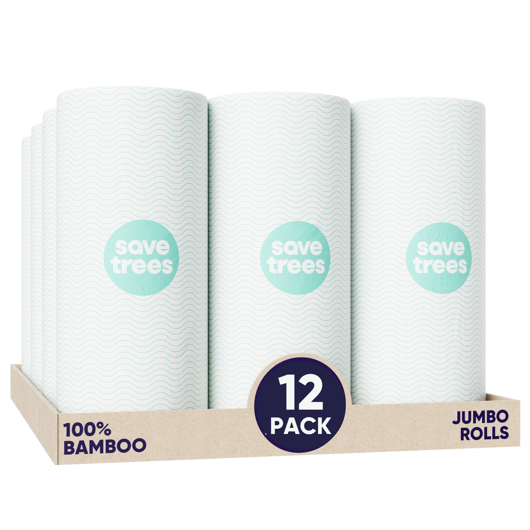 Bamboo Paper Towels | 12 Rolls