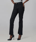 BILLIE-BLK High Rise Bootcut Jeans