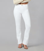 BILLIE-WHT High Rise Bootcut Jeans